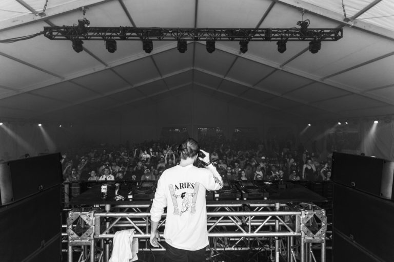 Dj med stort publikum